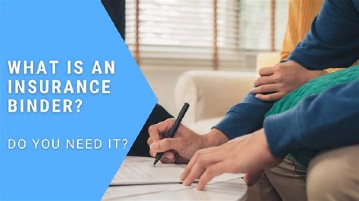 Is a binder proof of insurance?