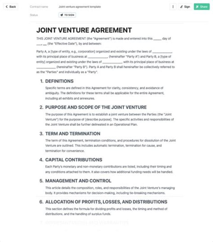 Is a partnership legally the same as a joint venture?