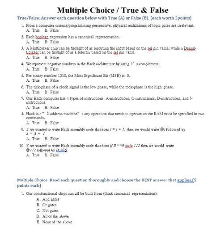 Is a true/false question considered multiple-choice?