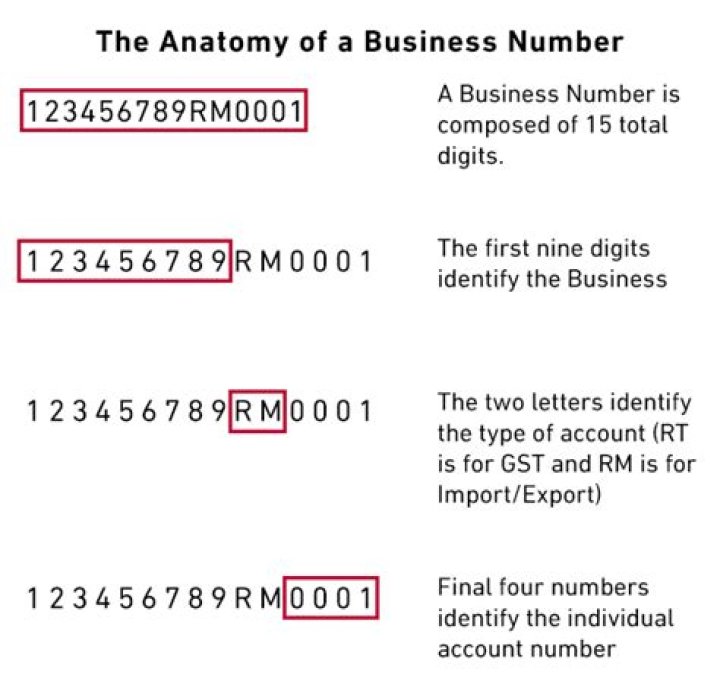 Is business number same as business identification number?