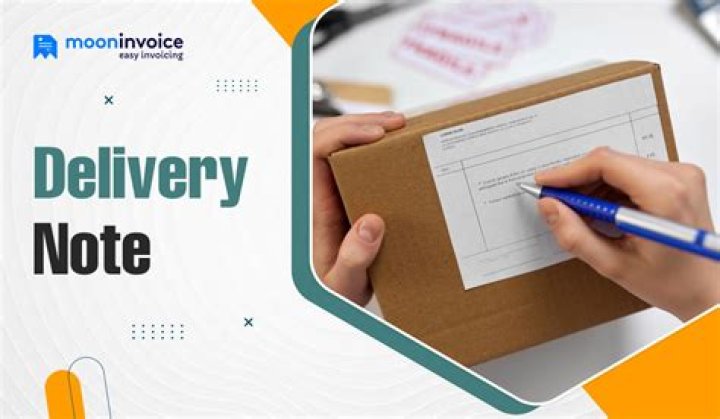 Is delivery note and invoice same?