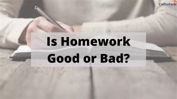 Is homework good or bad for you?