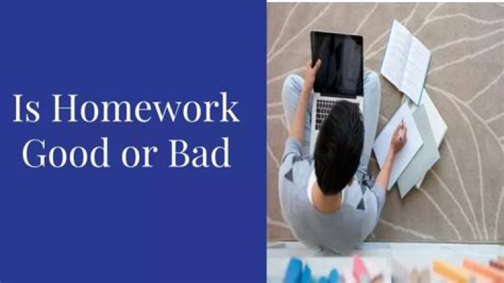 Is homework good or bad statistics?