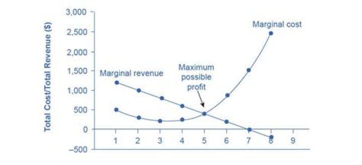 Is profit maximized when marginal revenue equals marginal cost?