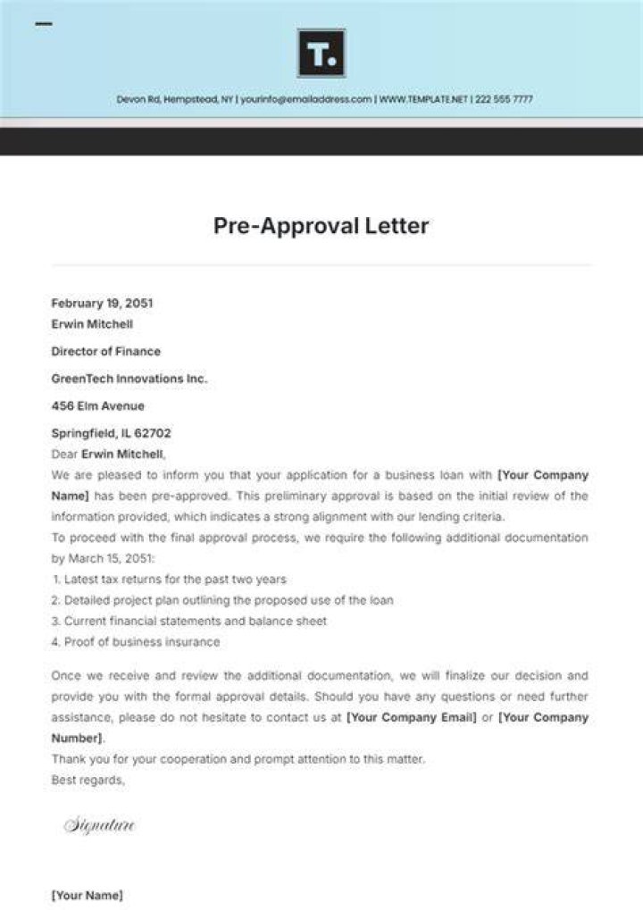 Is there a charge for pre-approval?