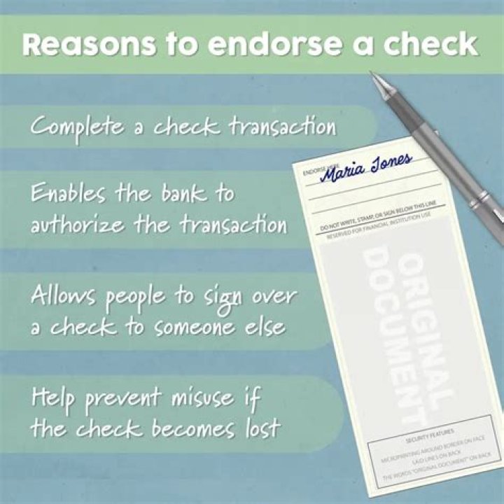 What allows you to transfer a check to another person?