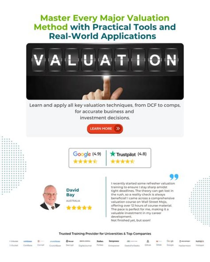 What are advantages of valuation?