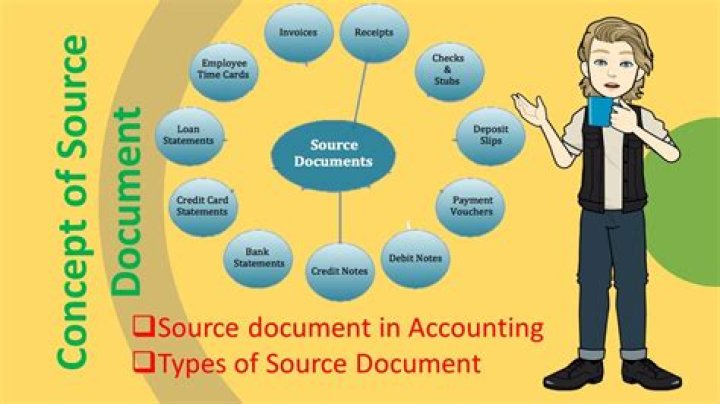 What are considered source documents?