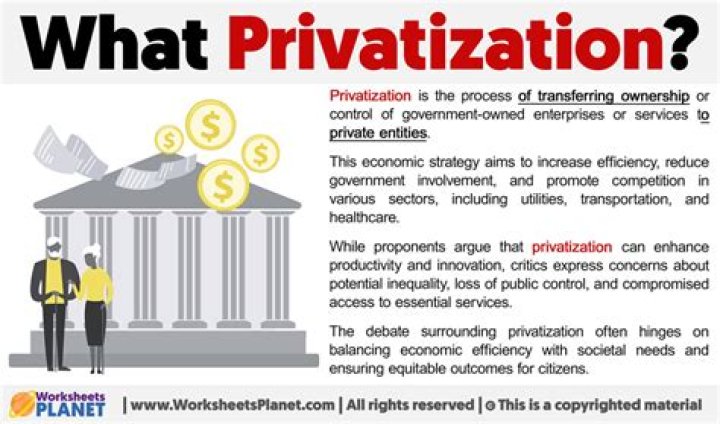 What are features of privatization?