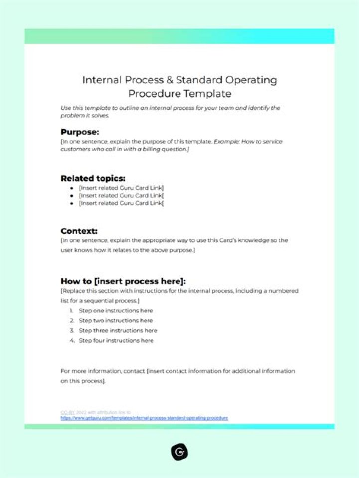 What are internal procedures in a business?
