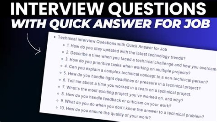 What are quick questions?