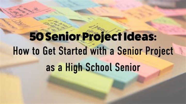 What are senior projects in college?