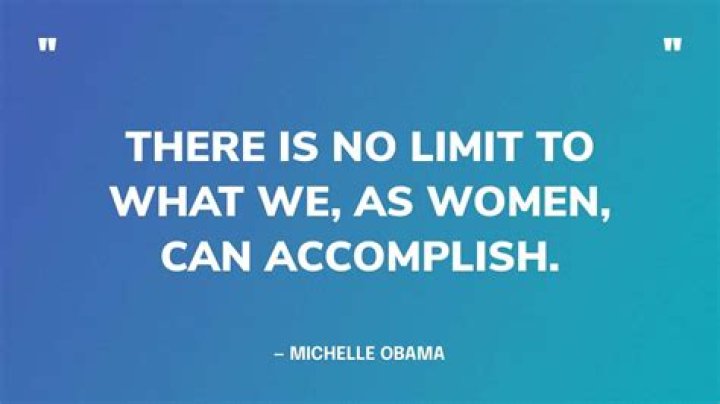 What are some famous quotes michelle obama said?