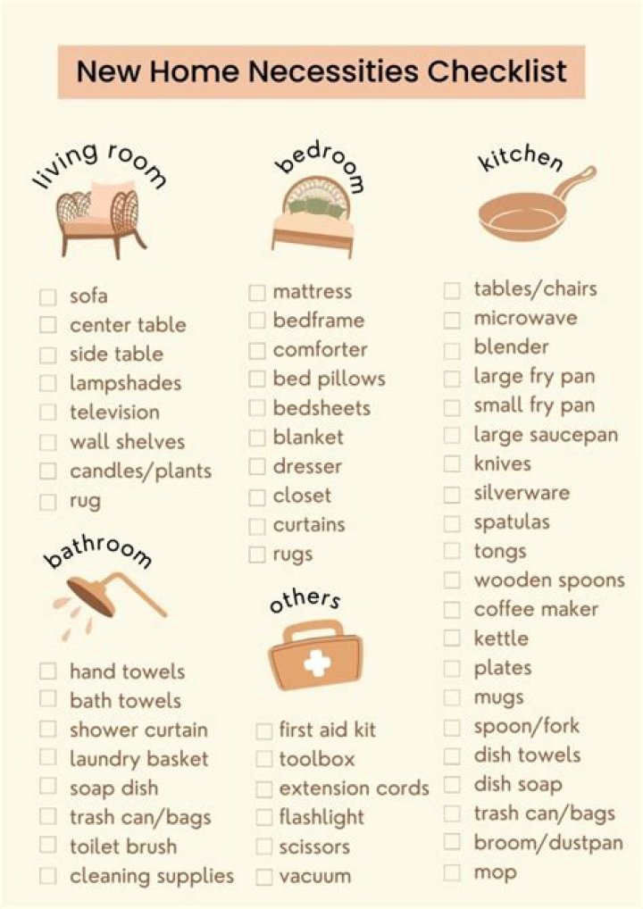 What are some home necessities?