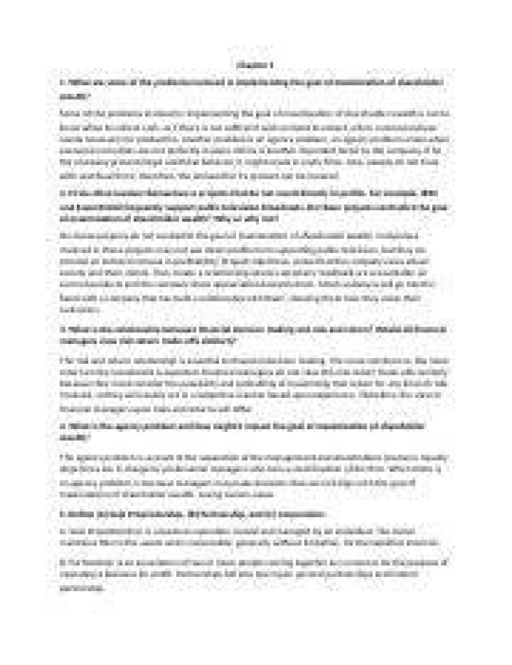 What are some of the problems involved in implementing the goal of maximization of shareholder wealth?