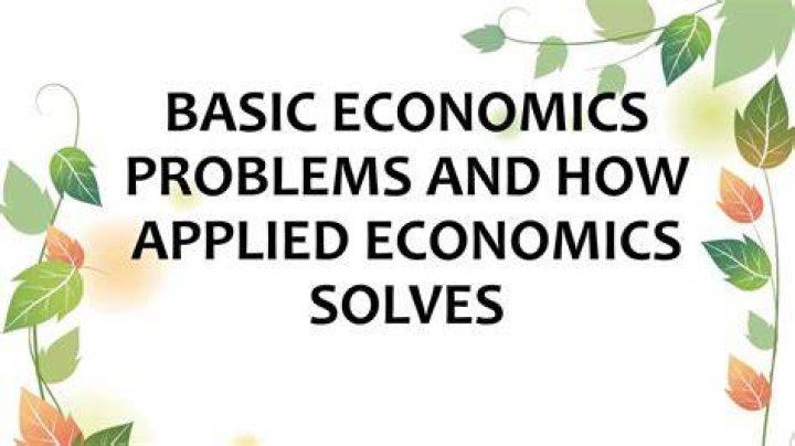 What are the 10 basic economic problems?