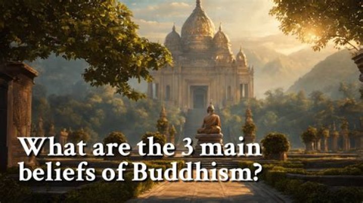 What are the 3 main beliefs of Buddhism?