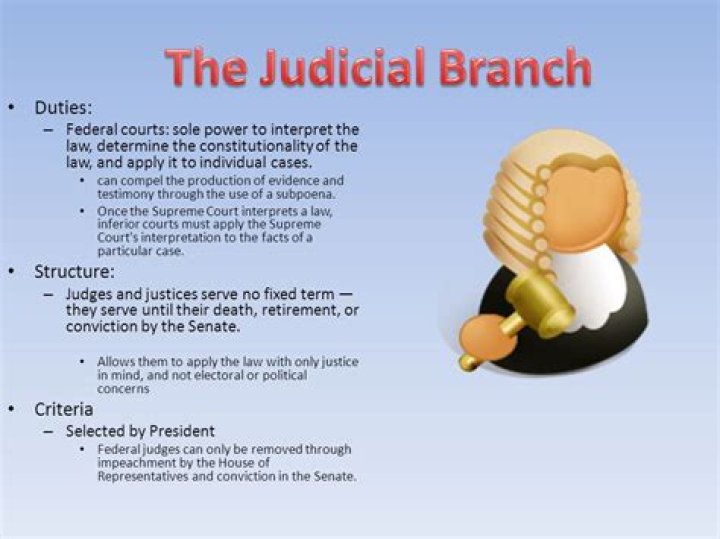 What are the 3 main duties of the judicial branch?