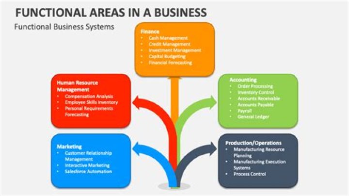 What are the 4 functional areas of business?