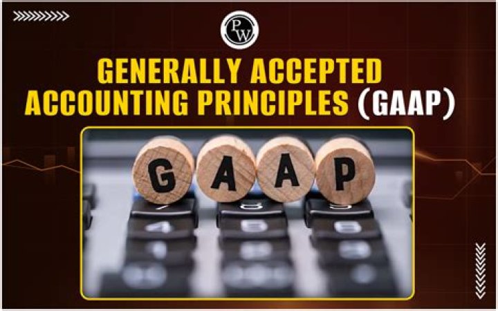 What are the 5 generally accepted accounting principles?