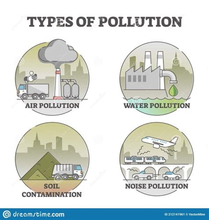 What are the 7 main types of pollution?