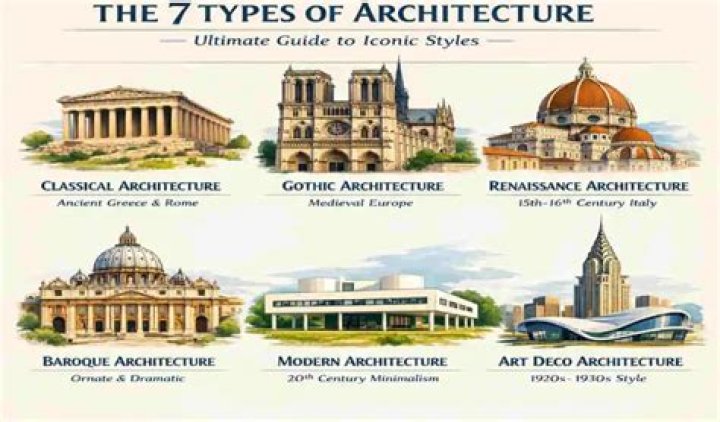 What are the 7 types of architecture?