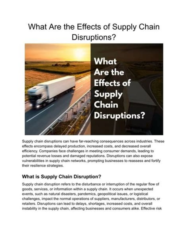 What are the effects of supply?