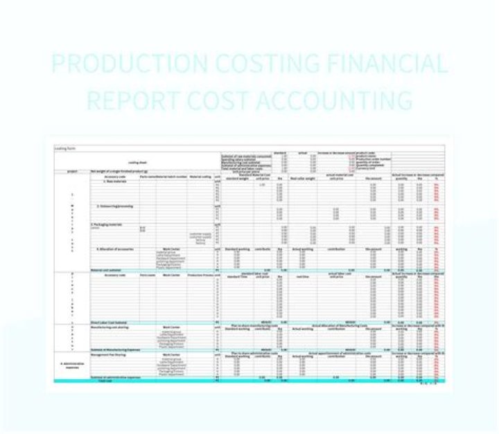 What are the five key steps in preparing a production cost report?