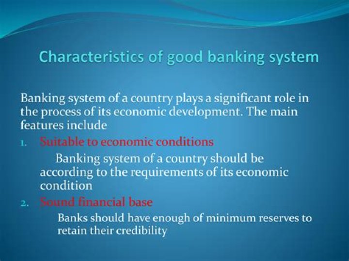 What are the main characteristics of bank?
