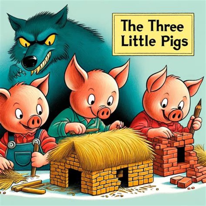 What are the names of The Three Little Pigs in a fairy tale?