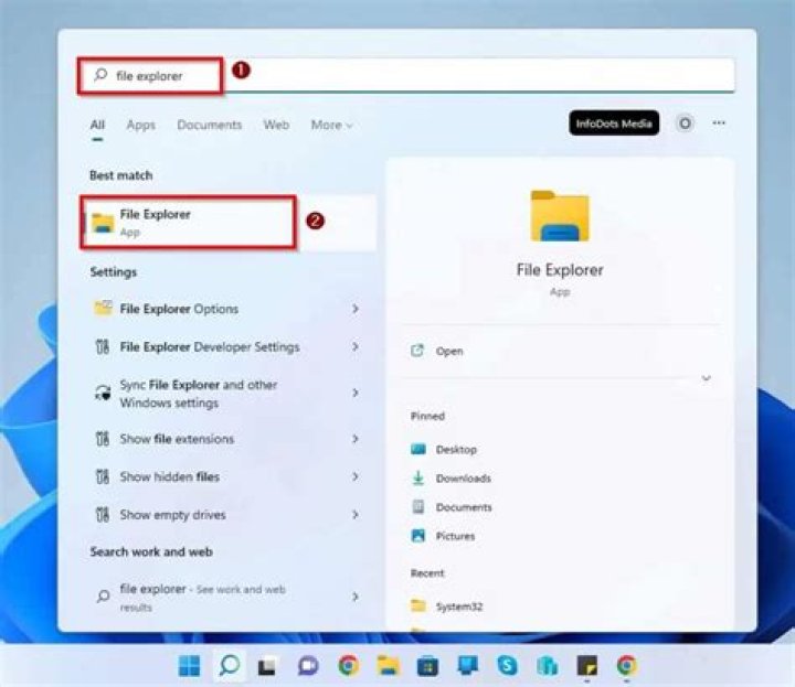 What are the options available in Windows Explorer window?