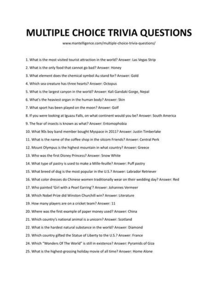 What are the rules for multiple choice questions?