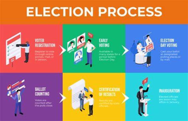What are the steps of the electoral process in Australia?