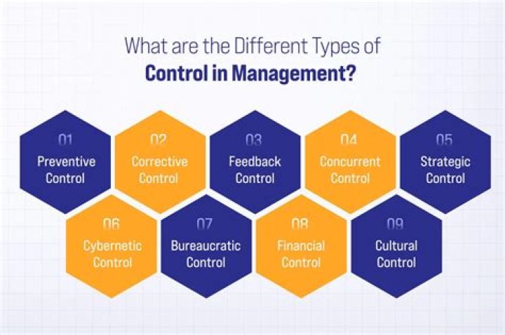 What are the types of controlling in management?