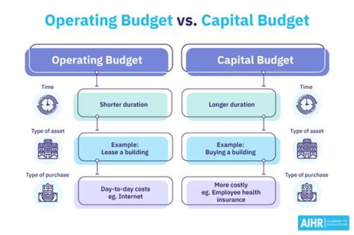 What are the types of functional budgets?