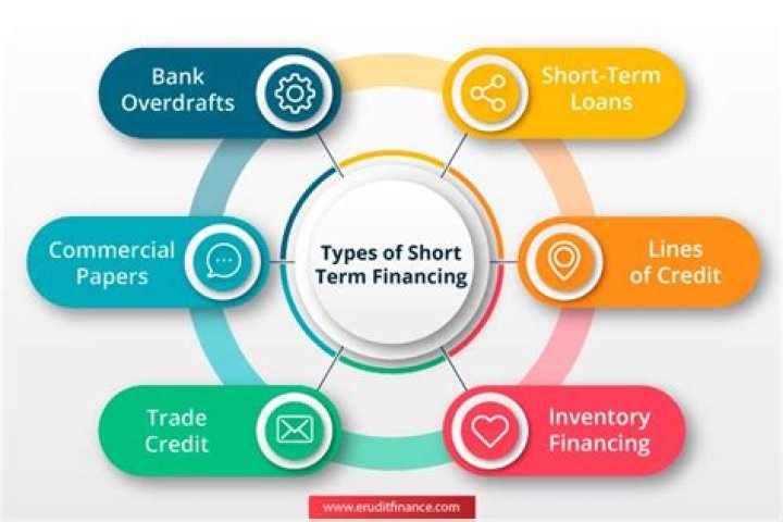 What are the types of short term financing?