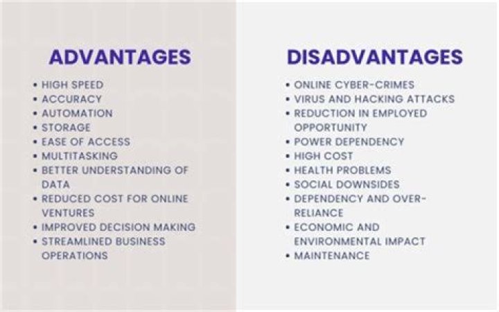 What are two disadvantages of using electronic spreadsheets?