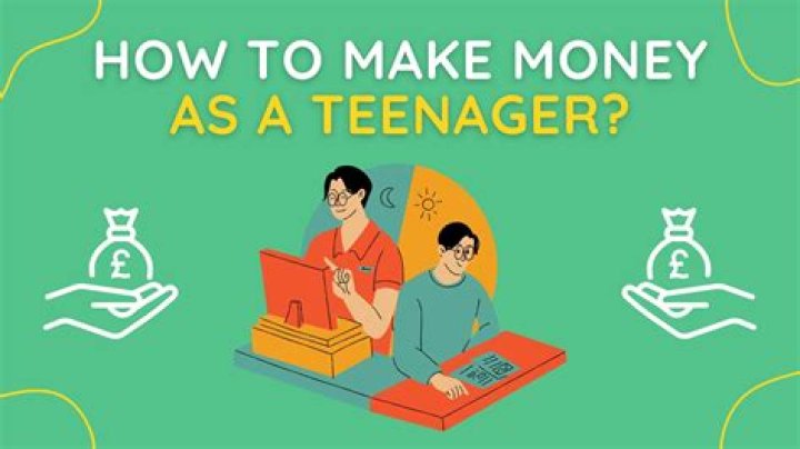 What are two ways a teenager can earn income?