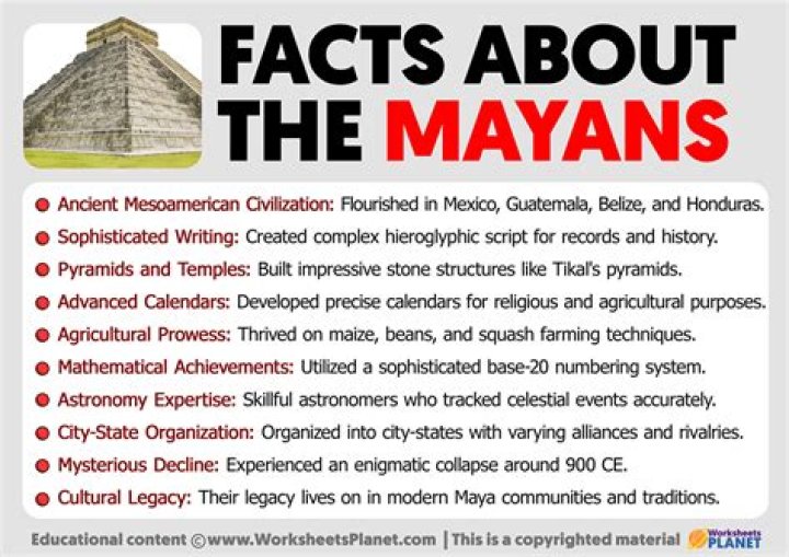 What are two ways the Mayan civilization was very organized?