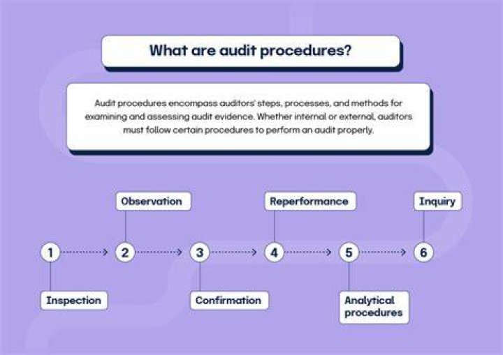 What are types of audit procedures?