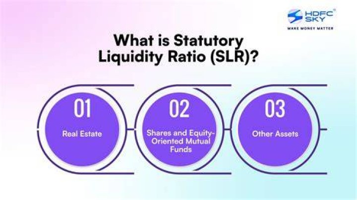 What do you mean by statutory liquidity ratio?