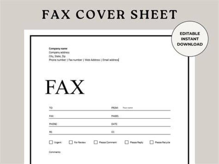 What do you write on a fax?