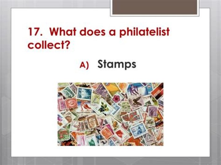 What does a philatelist study and collect?