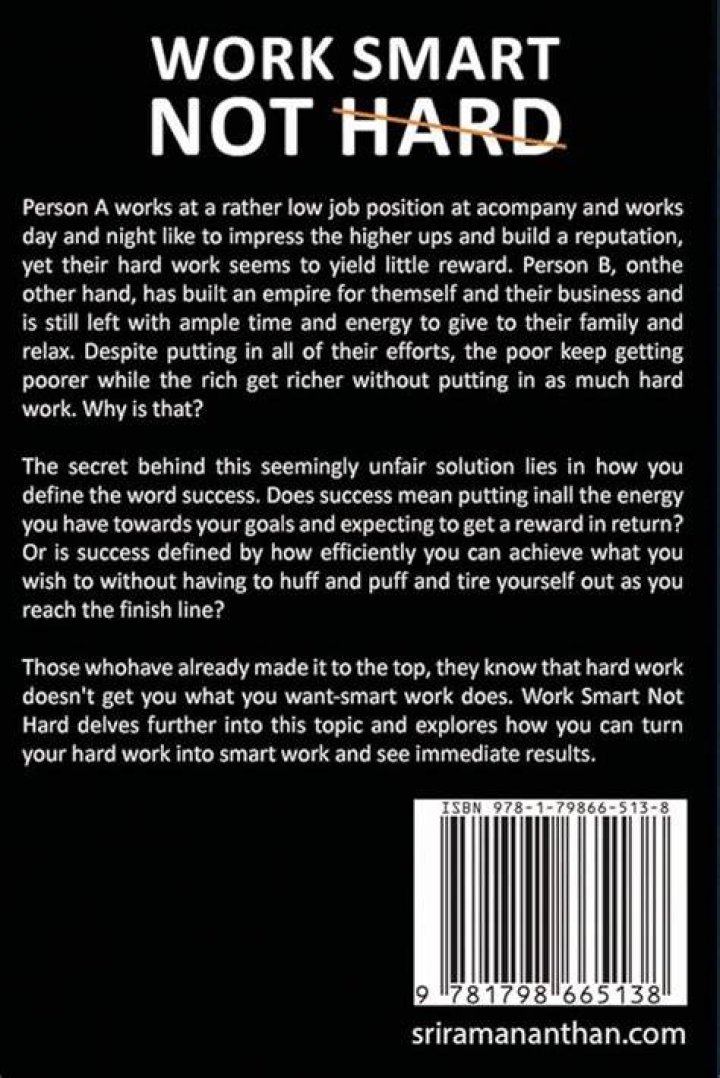 What does hard work really mean?