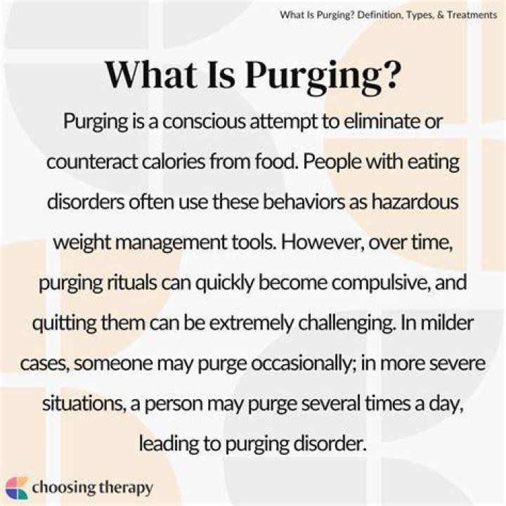 What does purged away mean?