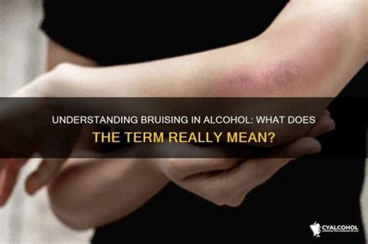 What does the term bruising mean?