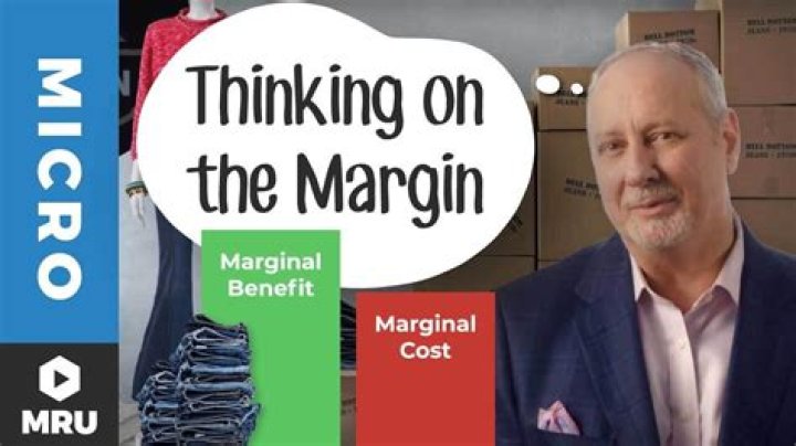 What does thinking on the margin help with?