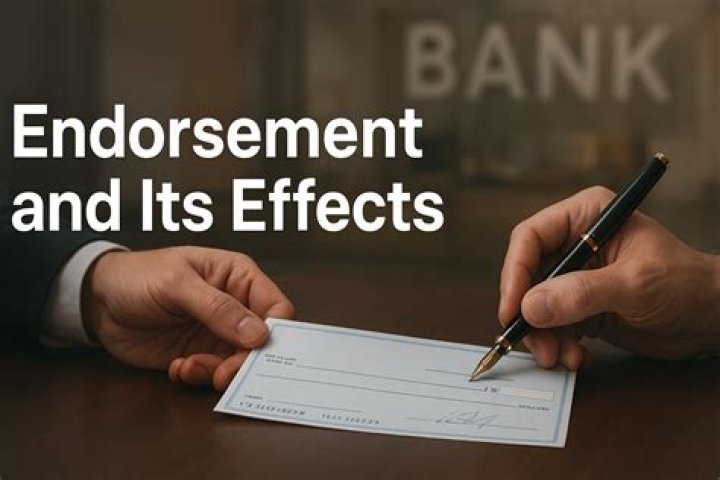 What endorsement means?