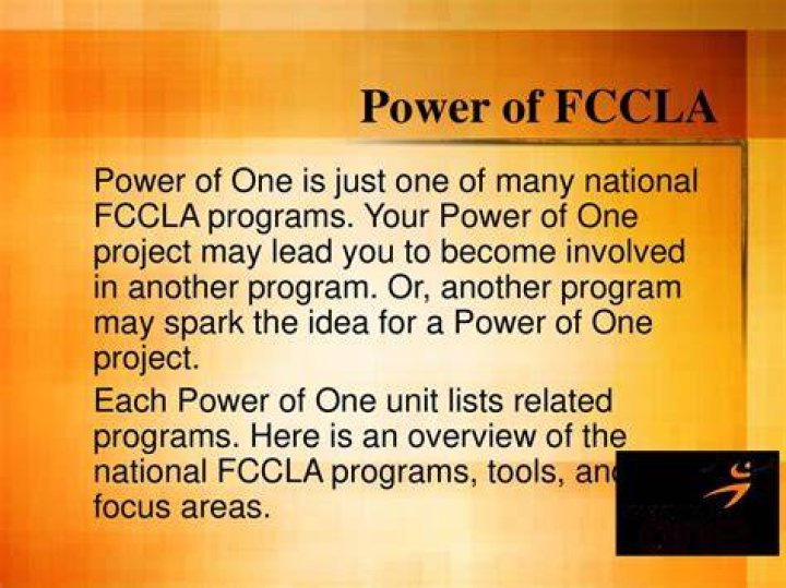 What Fccla program focuses?