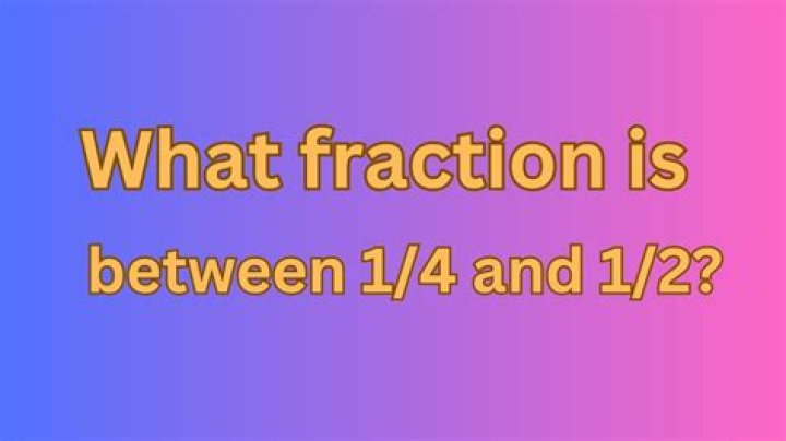 What fraction is between 1/3 and 2 3?